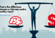 What is the difference between a rich man and a wealthy man?